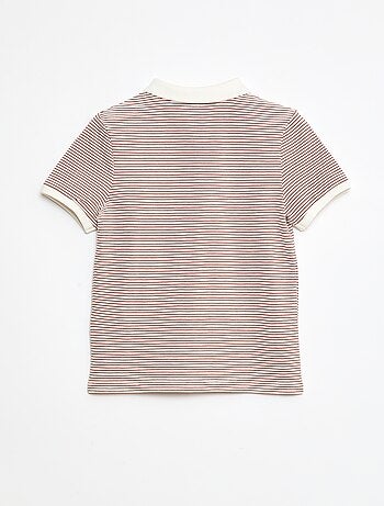 Polo en coton piqué