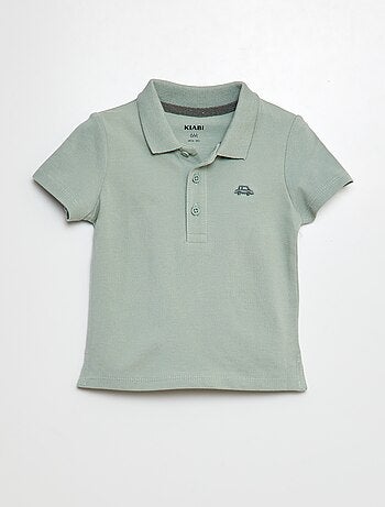 Polo en coton piqué