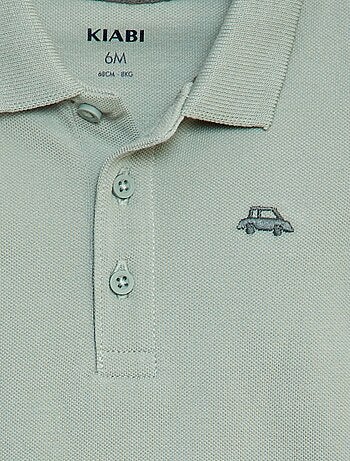 Polo en coton piqué