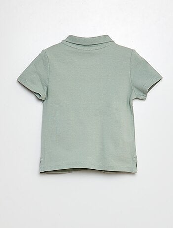Polo en coton piqué