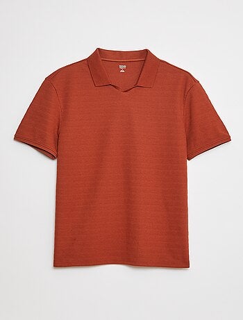 Polo en maille piquée
