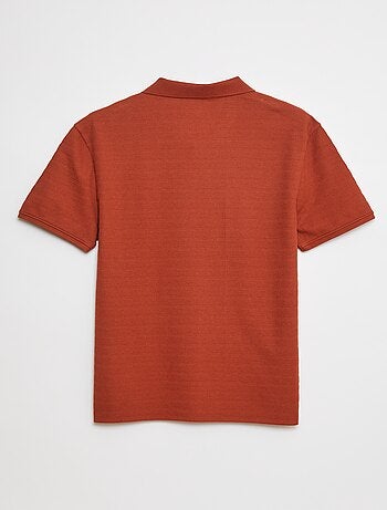 Polo en maille piquée