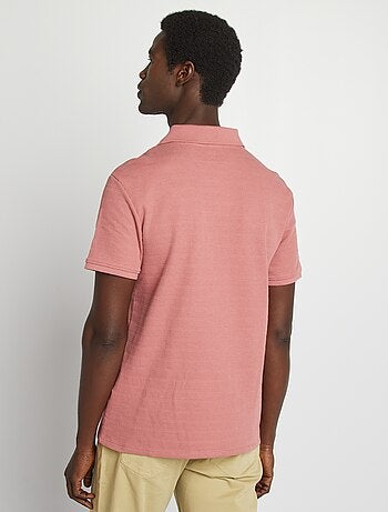 Polo en maille piquée