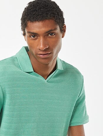 Polo en maille piquée
