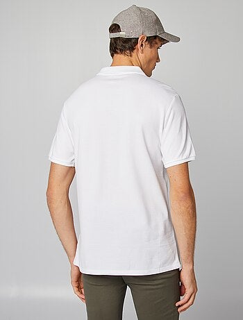 Polo en piqué de coton