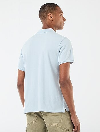 Polo en piqué de coton