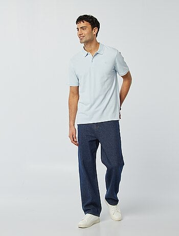 Polo en piqué de coton