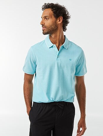 Polo en piqué de coton