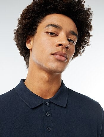 Polo en piqué de coton