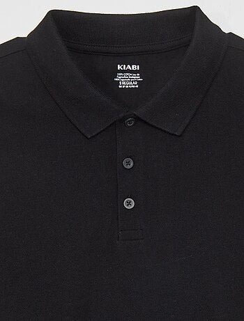 Polo en piqué de coton