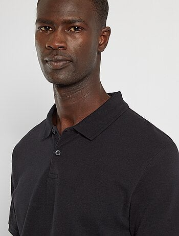 Polo en piqué de coton