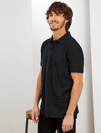 Polo en piqué de coton