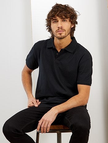 Polo en piqué de coton