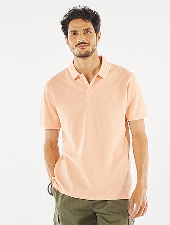 Polo en piqué de coton