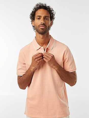 Polo en piqué de coton
