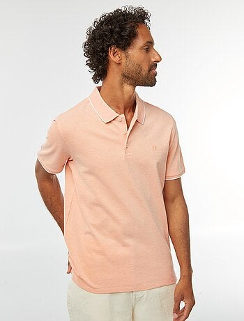Polo en piqué de coton