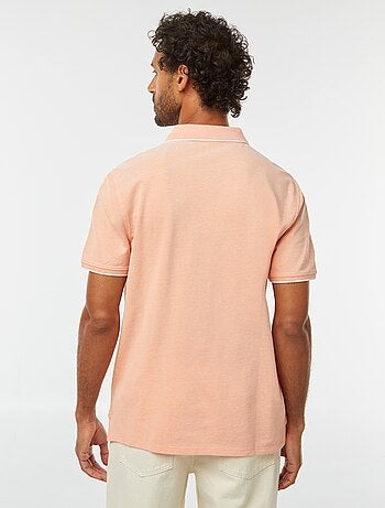Polo en piqué de coton