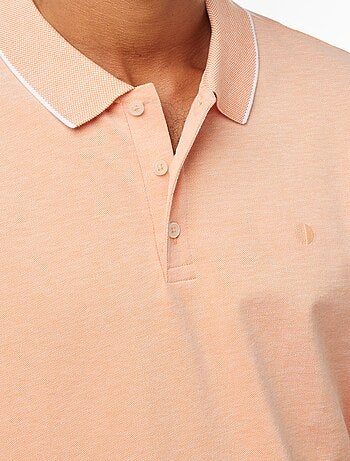 Polo en piqué de coton