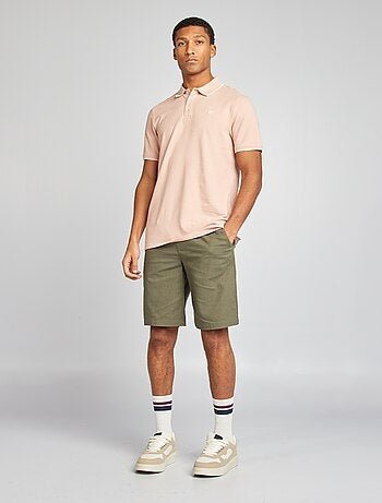 Polo en piqué de coton