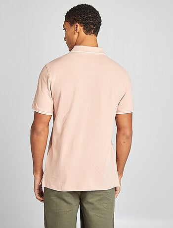 Polo en piqué de coton