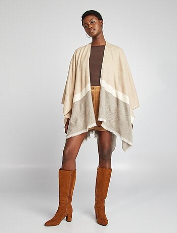 Poncho à franges