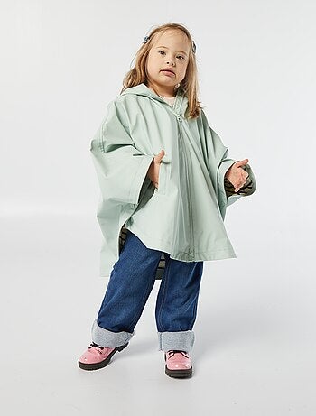 Poncho en matière gomme à capuche - So Easy