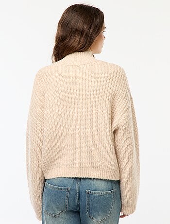 Pull à grosse maille