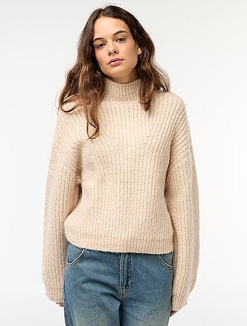Pull à grosse maille