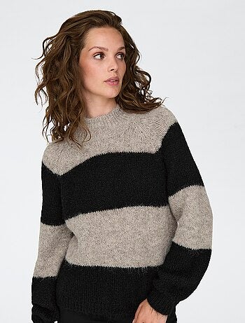 Pull à large rayures 'JDY'