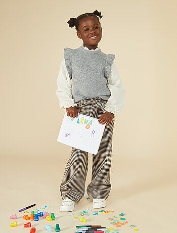 Pull avec blouse 2-en-1