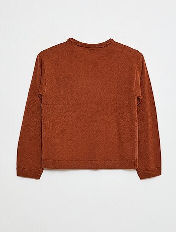 Pull avec imprimé 'Cerf'