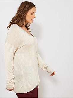 Pull basique fine maille - Kiabi