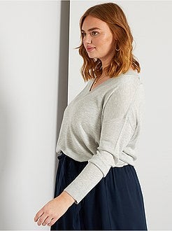 Pull basique fine maille - Kiabi