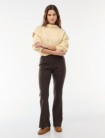 Pull chaud à col montant