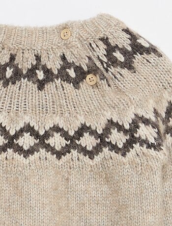 Pull chaud jacquard