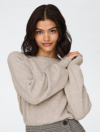 Pull col bateau 'JDY' uni