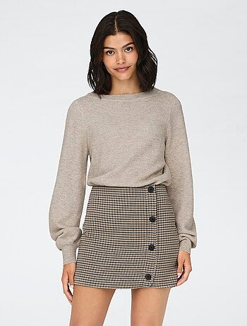 Pull col bateau 'JDY' uni