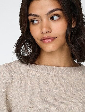 Pull col bateau 'JDY' uni
