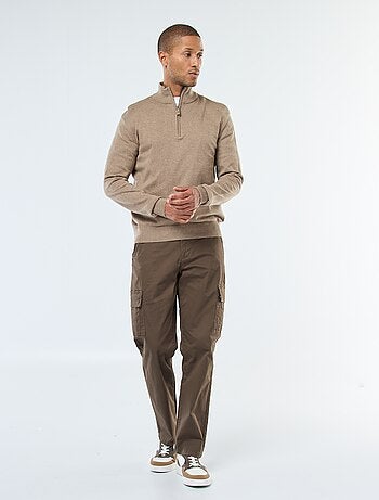 Pull col camionneur en maille