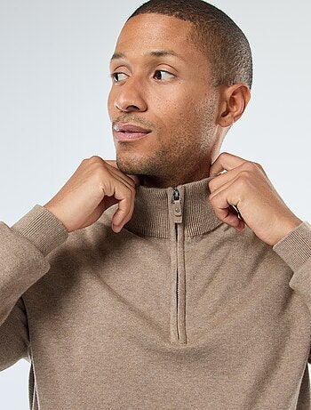 Pull col camionneur en maille