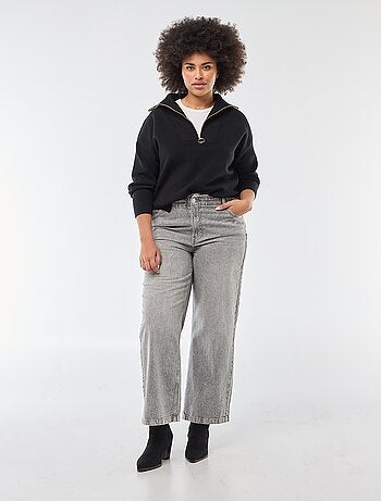 Pull col camionneur zippé