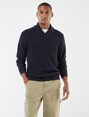 Pull col chale uni