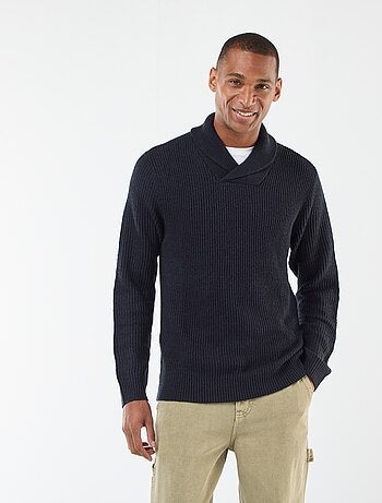 Pull col chale uni