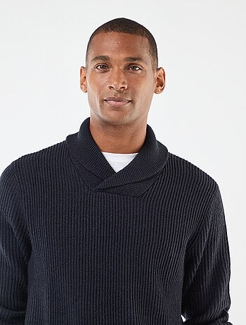 Pull col chale uni