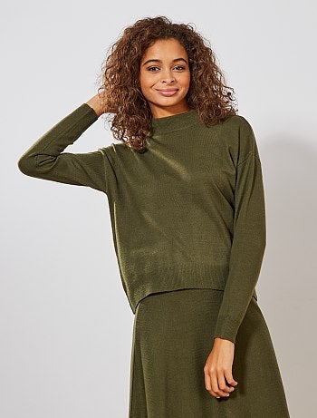 Pull col cheminée - Kiabi