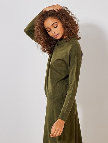 Pull col cheminée - Kiabi