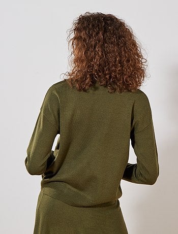 Pull col cheminée - Kiabi