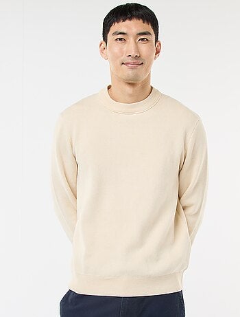 Pull col rond uni