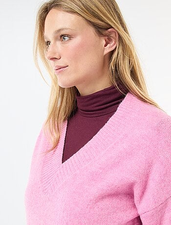 Pull col V uni