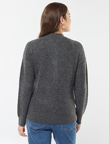 Pull d'allaitement à ouverture boutonnée